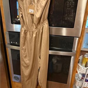 Elegant khaki Jumpsuit by Kori